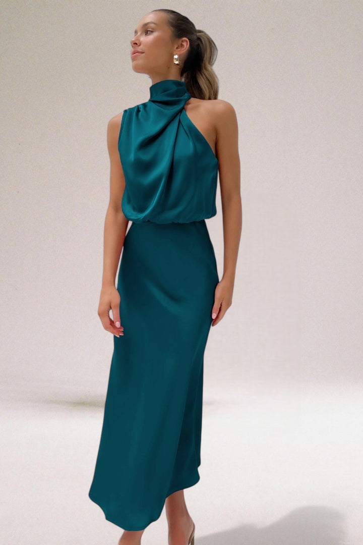ELARA™ - Elegante Satijnen Avondjurk