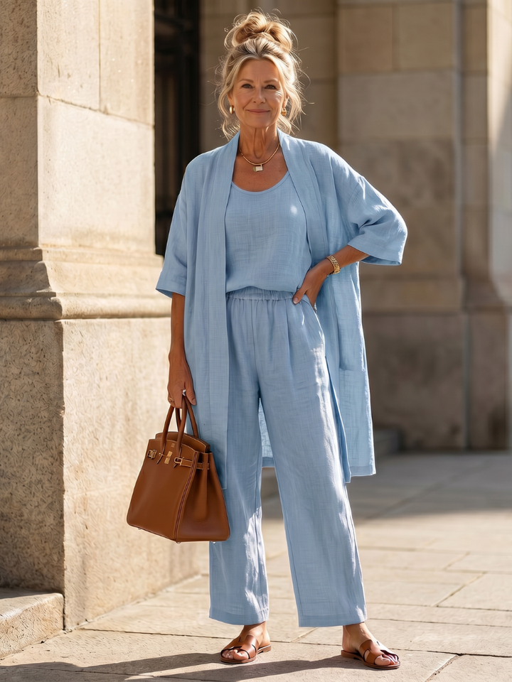 Yael | Drie-delige Relaxed Top Broek Set
