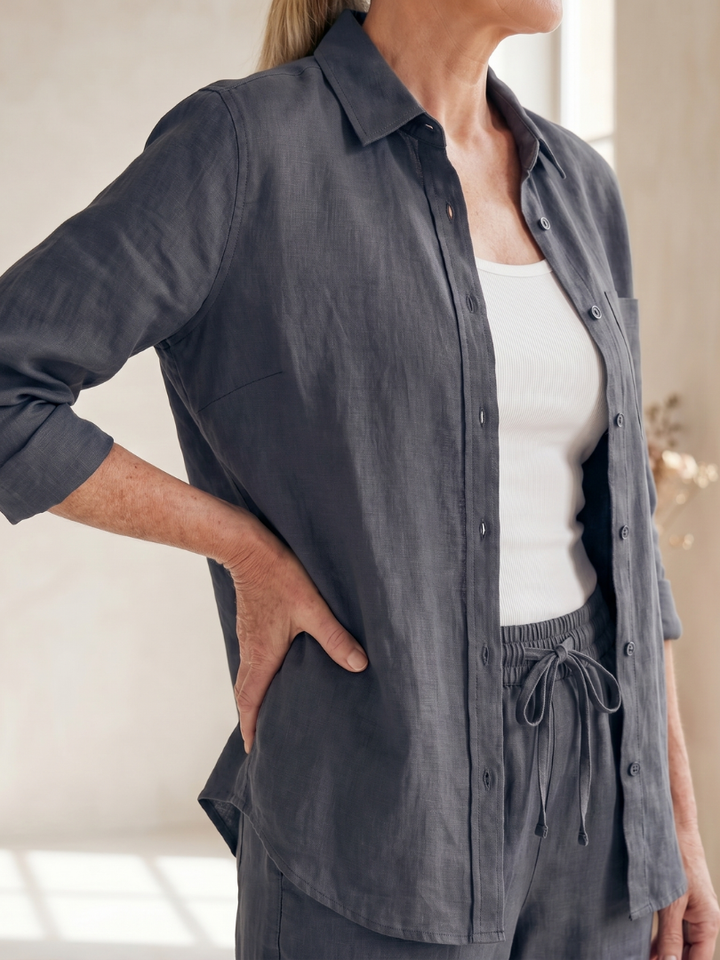 Noor | Langsleeve Shirt en Tapered Broek Set