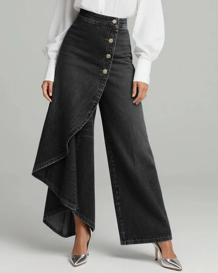 Calvra | Denim Wikkelbroek