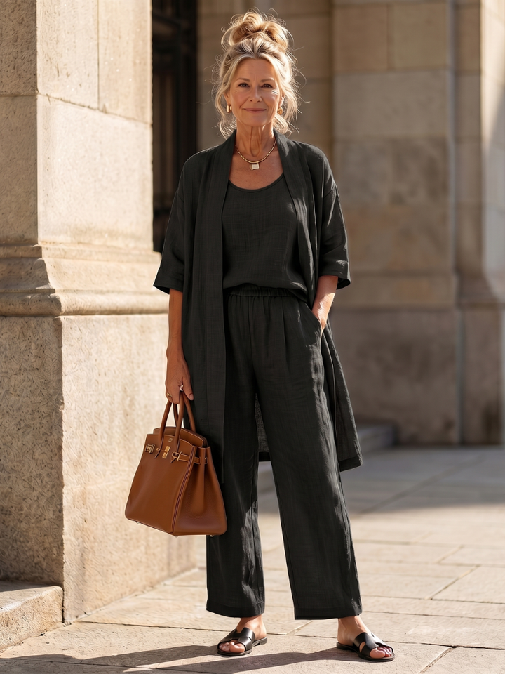 Yael | Drie-delige Relaxed Top Broek Set