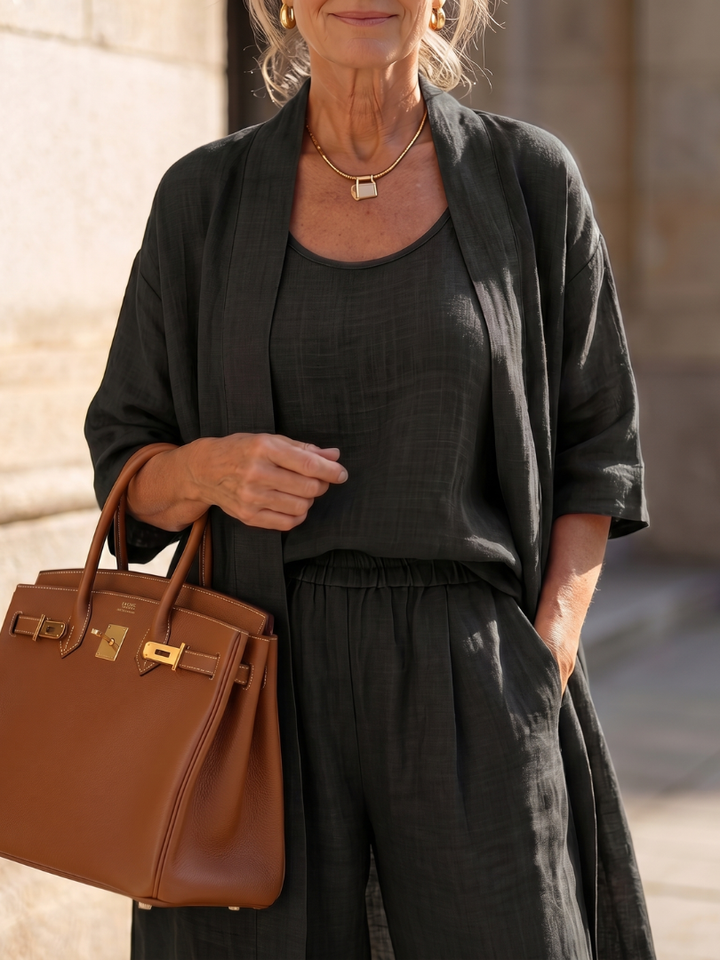 Yael | Drie-delige Relaxed Top Broek Set