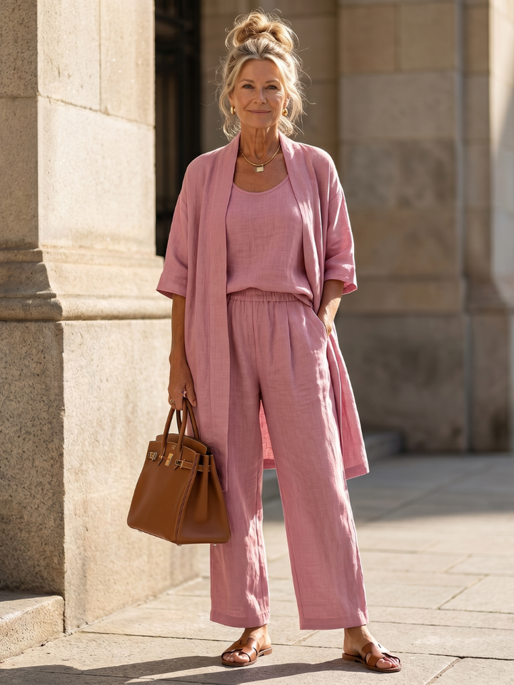 Yael | Drie-delige Relaxed Top Broek Set