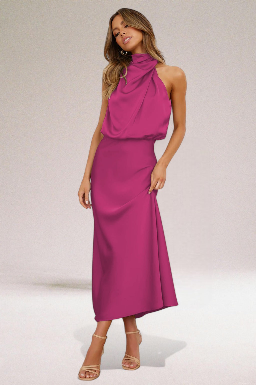 ELARA™ - Elegante Satijnen Avondjurk
