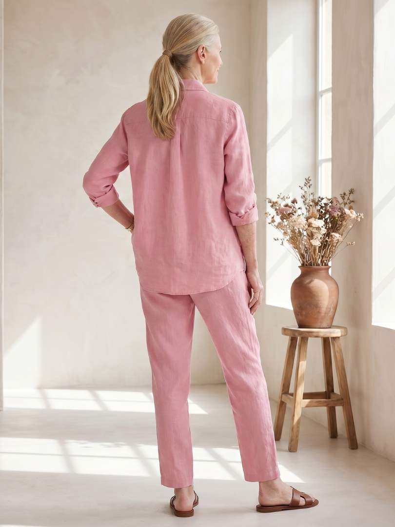 Noor | Langsleeve Shirt en Tapered Broek Set