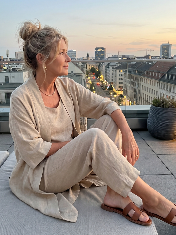 Yael | Drie-delige Relaxed Top Broek Set