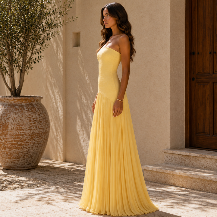 Off-shoulder jurk