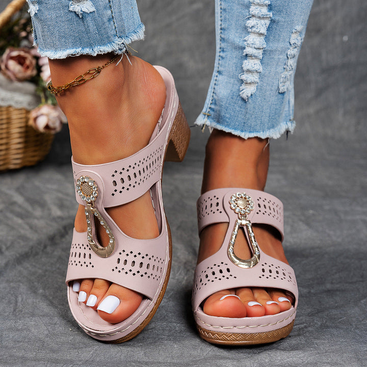 Isabella™ | Orthopedische Hoge-Hak Comfort Sandalen