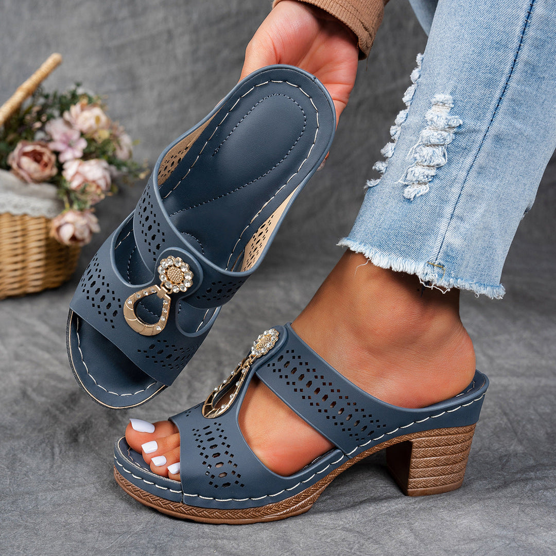 Isabella™ | Orthopedische Hoge-Hak Comfort Sandalen