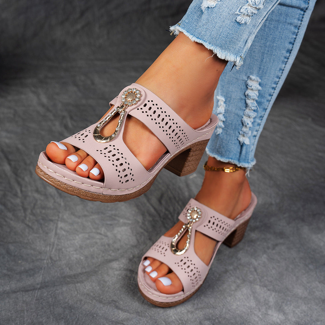Isabella™ | Orthopedische Hoge-Hak Comfort Sandalen