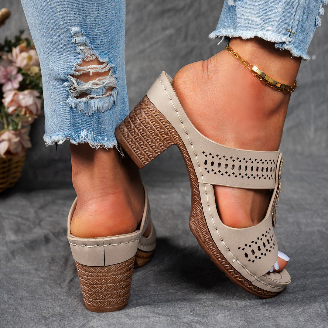 Isabella™ | Orthopedische Hoge-Hak Comfort Sandalen