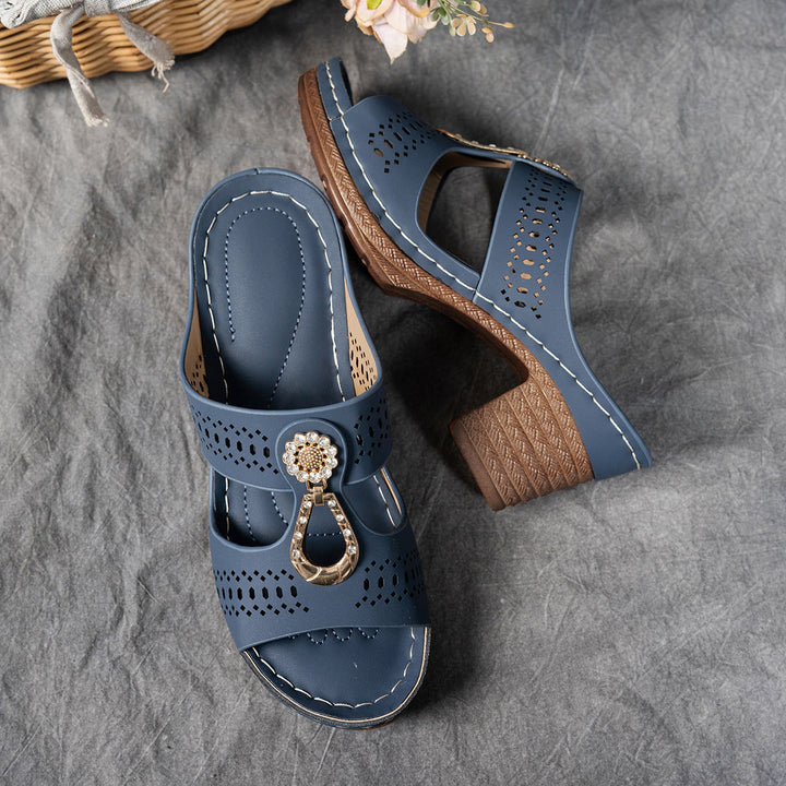 Isabella™ | Orthopedische Hoge-Hak Comfort Sandalen