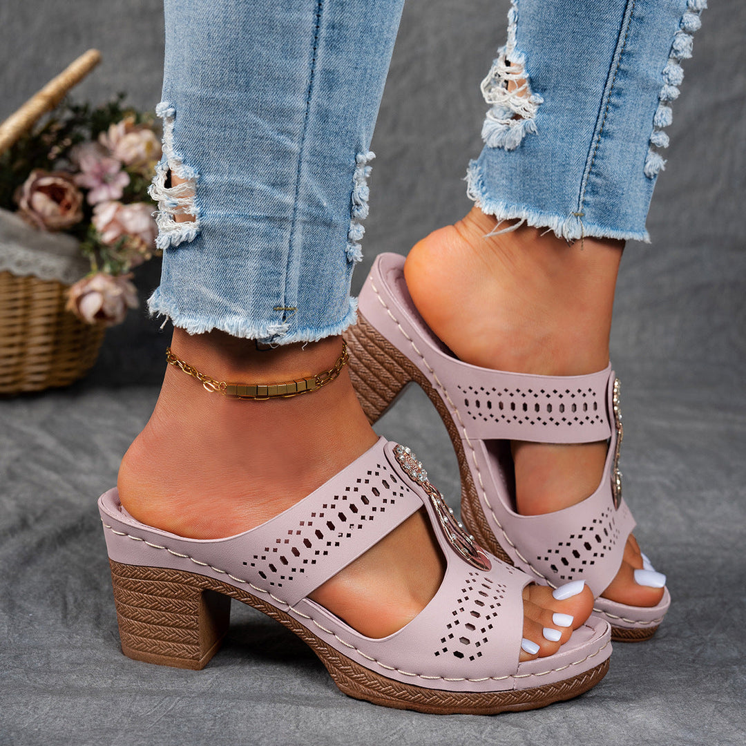 Isabella™ | Orthopedische Hoge-Hak Comfort Sandalen