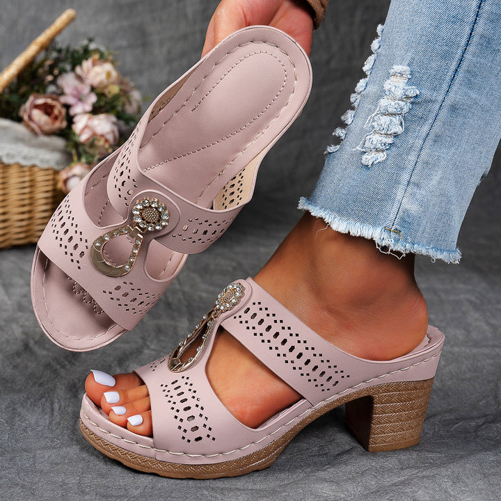 Isabella™ | Orthopedische Hoge-Hak Comfort Sandalen
