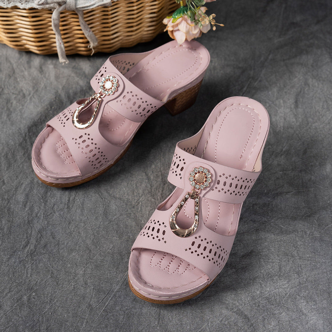 Isabella™ | Orthopedische Hoge-Hak Comfort Sandalen