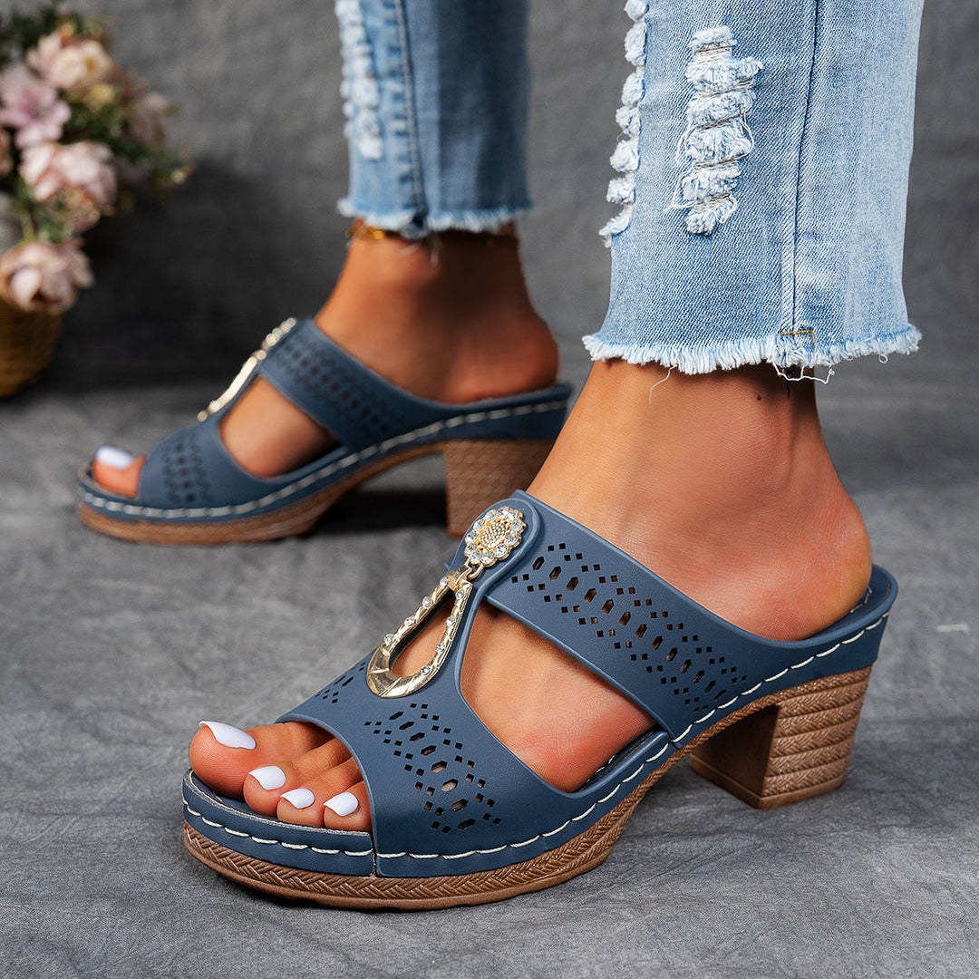 Isabella™ | Orthopedische Hoge-Hak Comfort Sandalen