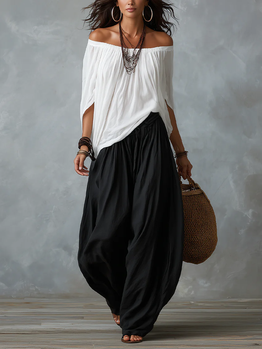 Tiziana | Boho Set met Ballonbroeken