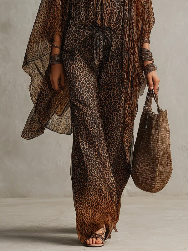 Boho Leopard Luxe 3-delige Set