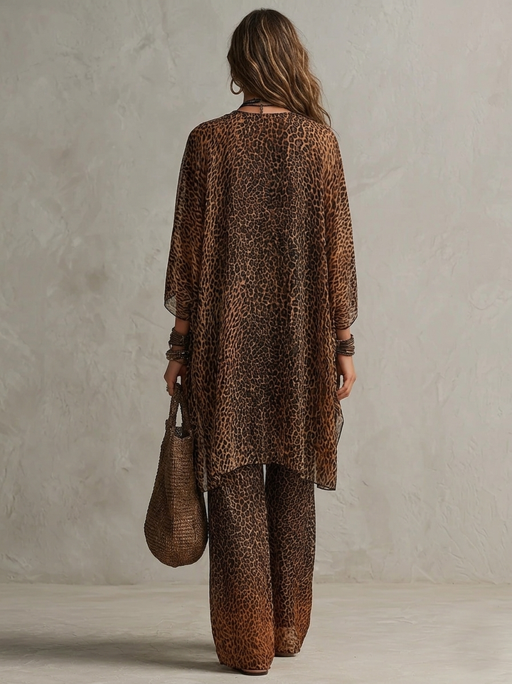 Boho Leopard Luxe 3-delige Set