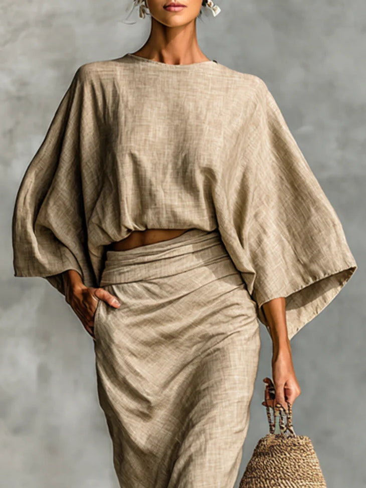Giulia | Elegante tweedelige set met rok