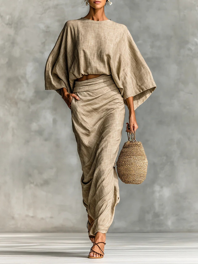 Giulia | Elegante tweedelige set met rok
