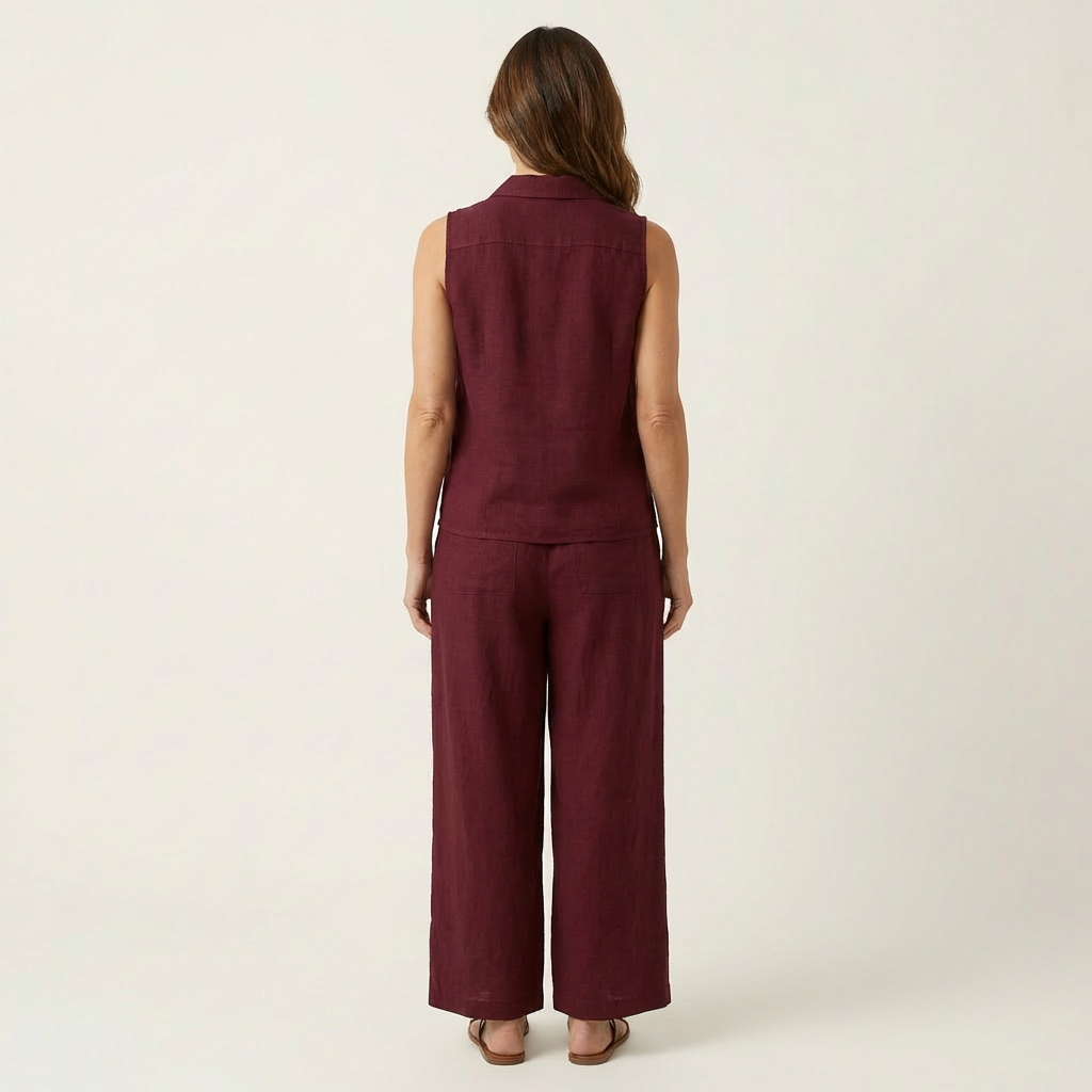 Twiila | Wrap-Top & Brede Pantalon Set