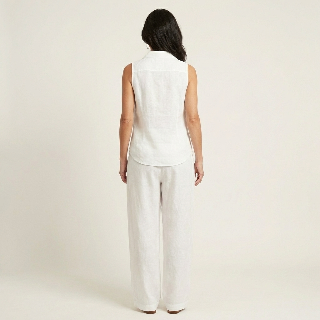Twiila | Wrap-Top & Brede Pantalon Set