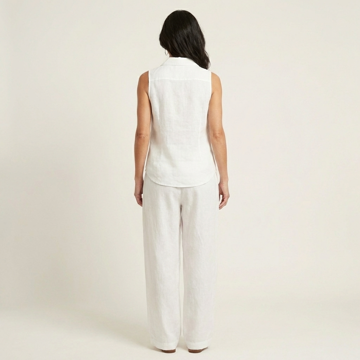Twiila | Wrap-Top & Brede Pantalon Set