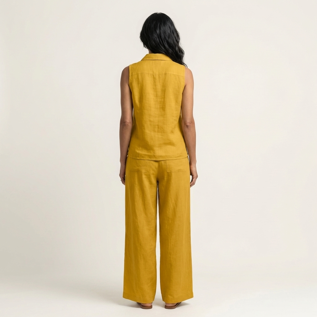 Twiila | Wrap-Top & Brede Pantalon Set