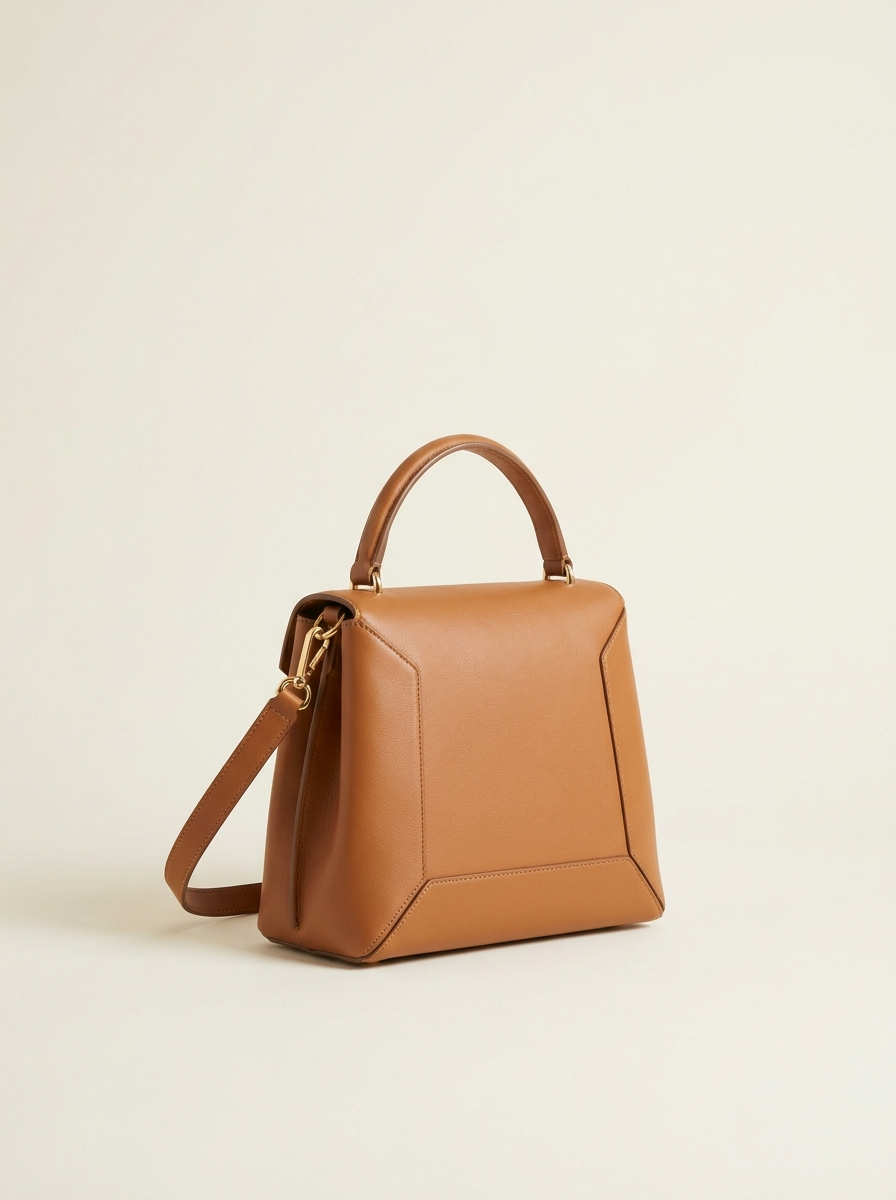 Structured shoulder bag