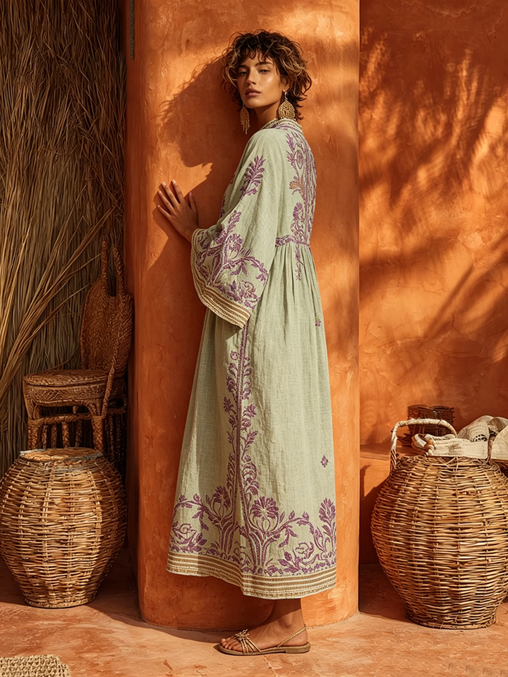 Celestina - Boho Jurk met Mediterraan Charm