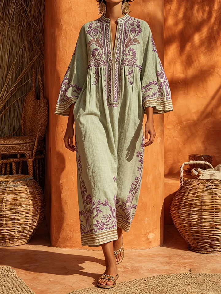 Celestina - Boho Jurk met Mediterraan Charm