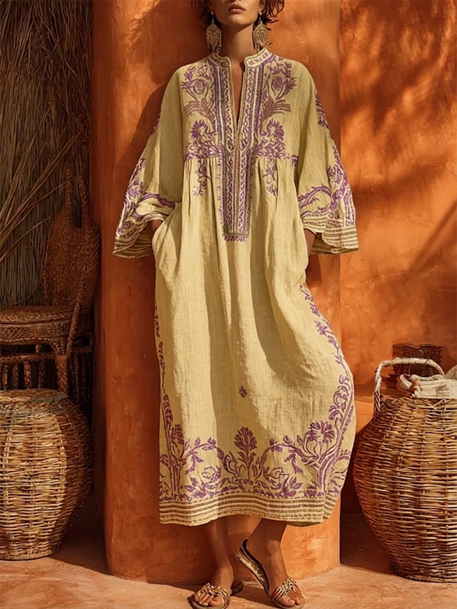 Celestina - Boho Jurk met Mediterraan Charm