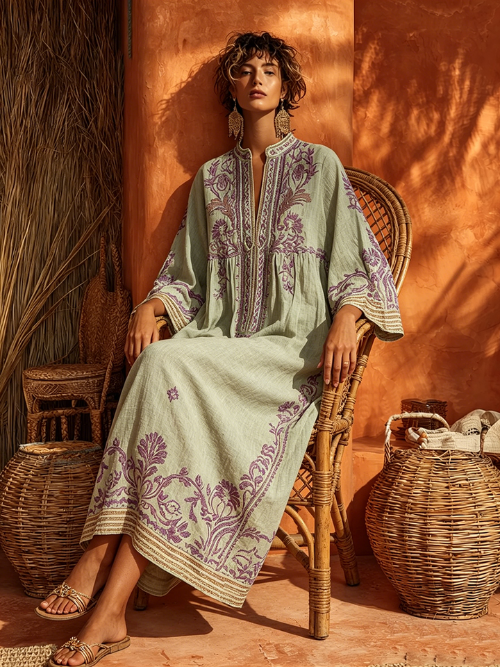 Celestina - Boho Jurk met Mediterraan Charm
