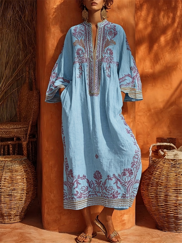 Celestina - Boho Jurk met Mediterraan Charm