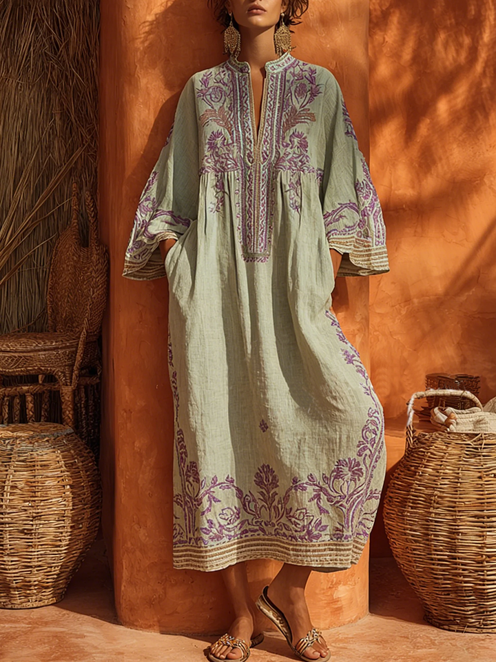 Celestina - Boho Jurk met Mediterraan Charm