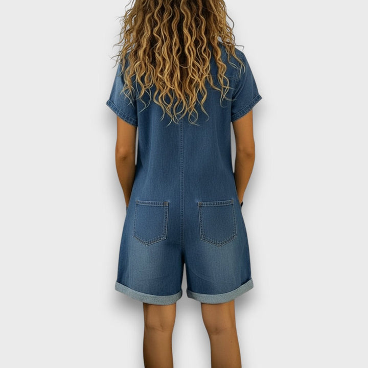 Sophie | Relaxed Vintage Korte Overalls
