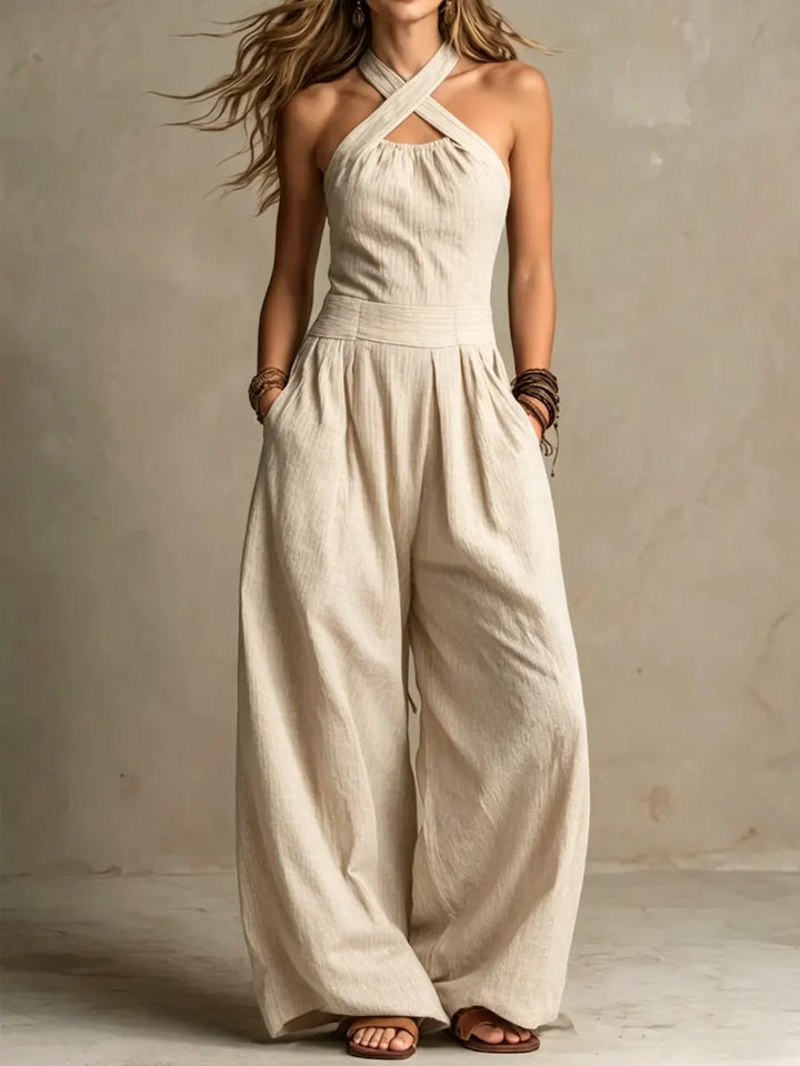 Bianca | Elegante Cross-Front Jumpsuit